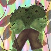 Two Headed Troll. Digital Painting project by Louise O'Connell - 06.08.2024