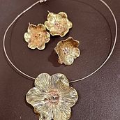 Mi proyecto del curso: Creación de joyería: trabaja el metal y las texturas. Jewelr, Design, and Fashion Design project by Karina Gabriela Calvo Rivas - 12.20.2023