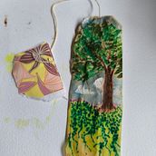 Mon projet du cours : L'art de la peinture sur sachet de thé Ein Projekt aus dem Bereich Bildende Künste, Malerei, Aquarellmalerei und Gouachemalerei von lababla.lababla - 05.06.2024