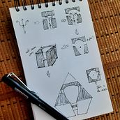 Mi proyecto del curso: Sketching para arquitectura: imagina con papel y pluma. Projekt z dziedziny  Architektura, Sketching,  R, sunek,  R, sunek architektoniczn, Sketchbook i Projektowanie przestrzeni użytkownika Juan Gonzalez - 08.06.2024