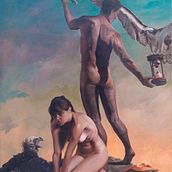 "El deseo de control y la búsqueda de una justificación razonada" . Un proyecto de Pintura al óleo de Mario Kolomiets - 10.06.2024