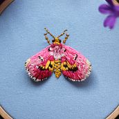 Meu projeto do curso: Bordado stumpwork: crie ornamentos em 3D  . Embroider, and Textile Design project by marisbernardini - 06.10.2024