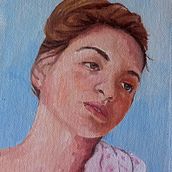 My project for course: Portrait Painting with Oil: Explore Light and Shade. Fine Arts, Painting, and Oil Painting project by tpafitisart - 06.10.2024