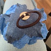 My project for course: Floral Textiles: Make 3D Accessories with Denim. Floral, Plant Design, and Textile Design project by Olena Dmytriieva - 06.10.2024