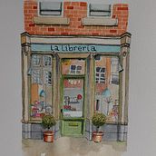 Mi proyecto del curso: Ilustración urbana en acuarela: retrata tu ciudad. Painting, Drawing, Watercolor Painting, and Architectural Illustration project by Claudia Barrera - 06.10.2024