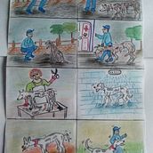 Mi proyecto del curso: Introducción a la psicología del color: la narrativa cromática. Traditional illustration, Fine Arts, Painting, Watercolor Painting, Children's Illustration, Narrative, and Color Theor project by rosa - 06.09.2024