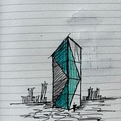 My project for course: Architectural Sketching: Thinking with Pen and Paper. Arquitetura, Esboçado, Desenho, Ilustração arquitetônica, Sketchbook, e Design de espaços projeto de abhishekdathan - 11.06.2024
