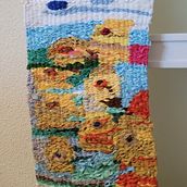 Mi proyecto del curso: Tejido y upcycling: descubre la tapicería reciclada. Un progetto di Design di accessori, Interior Design, Fiber Art, Tessitura e Textile Design di Paloma Campos - 11.06.2024