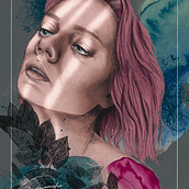 Mój projekt z kursu: Rysowanie portretów z użyciem Procreate. Traditional illustration, Vector Illustration, Digital Illustration, and Portrait Drawing project by dadajamajka - 06.11.2024