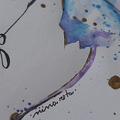 Mi proyecto del curso: Técnicas modernas de acuarela. Traditional illustration, Fine Arts, Painting, and Watercolor Painting project by Andrea Reta - 06.12.2024