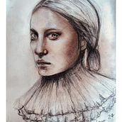 My project for course: Classical Portrait Drawing: The Renaissance Man’s Method Ein Projekt aus dem Bereich Bildende Künste, Skizzenentwurf, Zeichnung, Porträtzeichnung, Realistische Zeichnung und Artistische Zeichnung von Laura Di Stefano - 12.06.2024