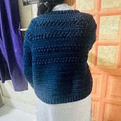 My project for course: Top-Down: One-Piece Crocheted Garments. Projekt z dziedziny Projektowanie mod,  Tkactwo, DIY, Sz, dełkowanie, Wzornictwo tekst i liów użytkownika Jhansi D - 08.06.2024