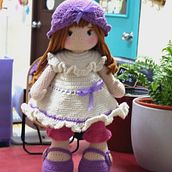 Mi proyecto del curso: Elaboración de muñecas amigurumi románticas. Un projet de Artisanat, Conception de jouets, Art textile, Crochet, Amigurumi , et Design textile de Pamela Muñoz - 11.06.2024