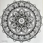 My project for course: The Art of Mandala Drawing: Create Geometric Patterns. Drawing & Ink Illustration project by Candice Olivar - 06.10.2024