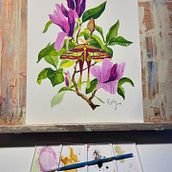 My project for course: Naturalistic Illustration in Watercolor and Gouache. Fine Arts, Painting, Watercolor Painting, Botanical Illustration, Naturalistic Illustration, and Gouache Painting project by rileymariekendall - 06.13.2024