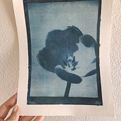 Meu projeto do curso: Cianotipia: técnica de impressão com luz. Un proyecto de Artesanía, Bellas Artes, Estampación, DIY y Fotografía analógica de Liliana Gomes - 11.06.2024