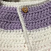 Mi proyecto del curso: Top-down: prendas a crochet de una sola pieza. Fashion Design, Fiber Arts, DIY, Crochet, and Textile Design project by Michelle Montoya Duque - 06.13.2024