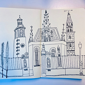 Mi proyecto del curso: Diario ilustrado: llena tu sketchbook de vivencias. Traditional illustration, Sketching, Drawing, Sketchbook & Ink Illustration project by lolu0508 - 06.13.2024