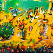 Serie : Jardines Del Alma. Un proyecto de Pintura de CESAR CORREA - 14.06.2024
