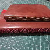 Mi proyecto del curso: Encuadernación con técnicas de costuras expuesta. Arts, Crafts, Fine Arts, Paper Craft, Sewing, Bookbinding, and DIY project by Josué Hernández - 06.13.2024