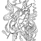 My project for course: Design Old-School Tattoos in Procreate. Desenho, Ilustração digital, e Desenho de tatuagens projeto de midiana - 14.06.2024