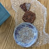 My project for course: Stamp Making for Textured Pottery. Projekt z dziedziny Craft,  Sztuki piękne,  Dekoracja wnętrz, Ceramika i DIY użytkownika srahare - 16.06.2024