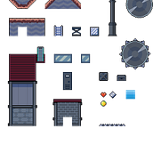 Mi proyecto del curso: Creación de escenarios pixel art para videojuegos. Een project van 2D-animatie, 3D-animatie, Videogames, Pixel art, Videogame-ontwerp y Videogame-ontwikkeling van Ángel J. Vega - 16.06.2024