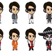 Animatable Character Designs / Builds / Costumes for Narcos Idle Cartel and Idle Empire Of Crime. Un projet de Conception de personnages , et Jeux vidéo de shahrozart - 16.06.2024