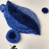 Meu projeto do curso: Corte artístico de lã para tapeçarias. Un progetto di Ricamo, Interior Design, Fiber Art, DIY, Punch needle e Textile Design di liquenboards - 16.06.2024