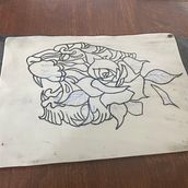 Mi proyecto del curso: Diseño de tatuajes estilo old school en Procreate. Un proyecto de Dibujo, Ilustración digital y Diseño de tatuajes de José Ángel Hinojosa jr - 17.06.2024