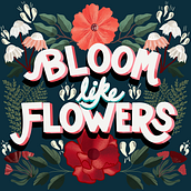 My project for course: Floral Lettering with Procreate Ein Projekt aus dem Bereich Lettering und Digitales Lettering von yanabhetsy - 17.06.2024