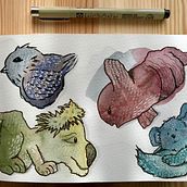 My project for course: Daily Sketching for Creative Inspiration. Traditional illustration, Sketching, Creativit, Drawing, and Sketchbook project by m3ly - 06.17.2024