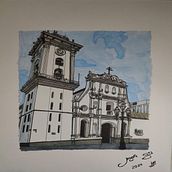 Catedral de Caracas - Venezuela  Ein Projekt aus dem Bereich Architektur und Traditionelle Illustration von Argenis Gil - 17.06.2024