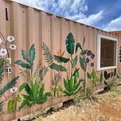 Mural Oahu. Un proyecto de Pintura y Paisajismo de lucia lopez - 18.06.2024