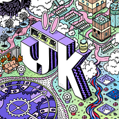 JK's World Illustration. Digital Illustration project by Daniela Corona - 06.18.2024