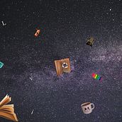 Collage Merodeando mundos. Animation, Collage, 2D Animation, and Video Editing project by Liz Nava - 06.18.2024