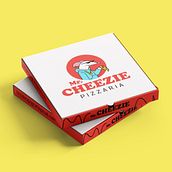 Mr. CHEEZIE Pizzaria _ Identidade Visual ilustrada. Vector Illustration, and Digital Illustration project by dbzhor - 06.11.2024