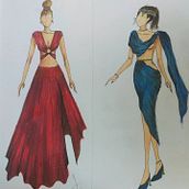 My project for course: Fashion Sketch Illustration Ein Projekt aus dem Bereich Traditionelle Illustration, Skizzenentwurf, Modedesign, Digitale Zeichnung und Mode-Illustration von Miss Norasa Prabsamorachai - 19.06.2024