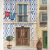 Il mio progetto del corso: Illustrazione urbana ad acquerello: dipingi la tua città. Pintura, Desenho, Pintura em aquarela e Ilustração arquitetônica projeto de maccionilucrezia - 19.06.2024