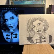 Mi proyecto del curso: Cuaderno de retratos a línea con grafito. Fine Arts, Sketching, Drawing, Portrait Drawing, and Sketchbook project by leonty34 - 06.19.2024