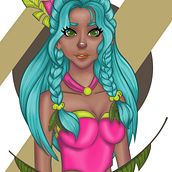 Mi proyecto del curso: Retrato de personajes femeninos con Procreate. Traditional illustration, Digital Illustration, and Digital Drawing project by Beatriz Martínez García - 06.19.2024