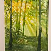 My project for course: Dreamy Watercolor Landscapes: Paint with Light. Painting, and Watercolor Painting project by Lynette Reid - 06.20.2024