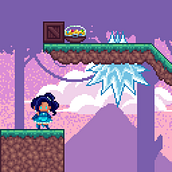 Escenario en Pixeles: Magical del mar Ein Projekt aus dem Bereich Videospiele, Pixel Art, Design für Videospiele, Videospielentwicklung, 2-D-Animation und 3-D-Animation von geminineart - 17.06.2024