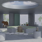 Mi proyecto del curso: ArchViz de interiores: crea diseños 3D surrealistas con Blender. Un progetto di Architettura, Architettura d'interni, Architettura digitale e ArchVIZ di Irina Viola - 13.05.2024