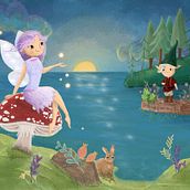 My project for course: Children’s Illustration with Procreate: Paint Magical Scenes. Digital Illustration, Children's Illustration, Digital Painting, Picturebook, and Traditional illustration project by sarah_ev89 - 06.21.2024