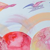 Sketching creativo en acuarela - Laura McKendry. Een project van Traditionele illustratie,  Schetsen,  Creativiteit,  Tekening, Aquarelschilderen y Sketchbook van Casandra Riera Ribas - 22.06.2024