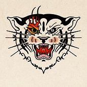 My project for course: Design Old-School Tattoos in Procreate . % Andrijana Stantic tarafından hazırlanan Çizim, Dijital İllüstras, on, Ve Dövme Tasarımı projesi - 06.18.2024