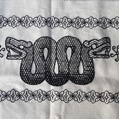 Meu projeto do curso: Introdução ao bordado blackwork. Embroider, and Textile Design project by Patrícia - 06.21.2024