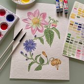 Mi proyecto del curso: Acuarela realista para composiciones botánicas. Un projet de Illustration traditionnelle, Peinture, Dessin, Aquarelle et Illustration botanique de Isaac Contreras - 15.06.2024