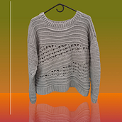 Mi proyecto del curso: Introducción a la técnica de hileras cortas en crochet para ropa . Desain Busana, Seni Serat, DIY, Dan Desain Tekstil proyek oleh yheliana - 06.01.2024